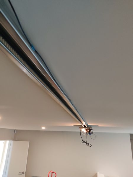 The wire running back to the GDO